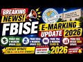 FBISE E-Marking 2026 Update 🔥 | SSC & HSSC Paper Checking | PBA Class 10 | Result 2026 Latest News