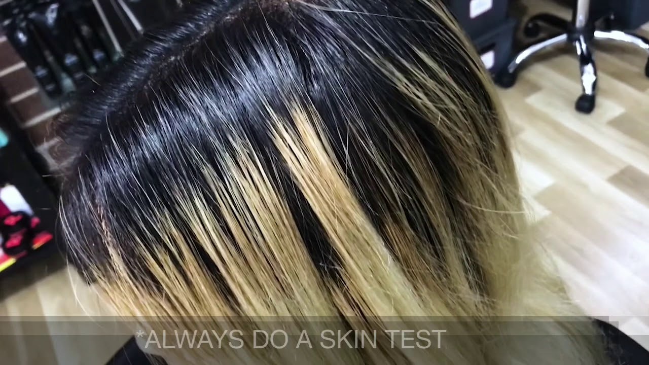 HOW TO BLEACH ASIAN HAIR BLONDE REGROWTH APPLICATION YouTube