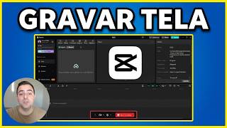 Como Gravar a Tela do PC e a WebCam (Rosto) com o CapCut (Recurso Gratuito)