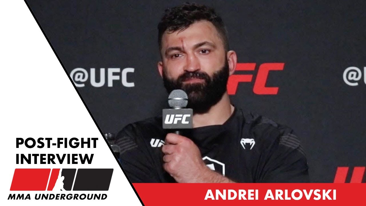 Ufc On Espn 35 Andrei Arlovski Admits He Was Nervous To Hear Judges 