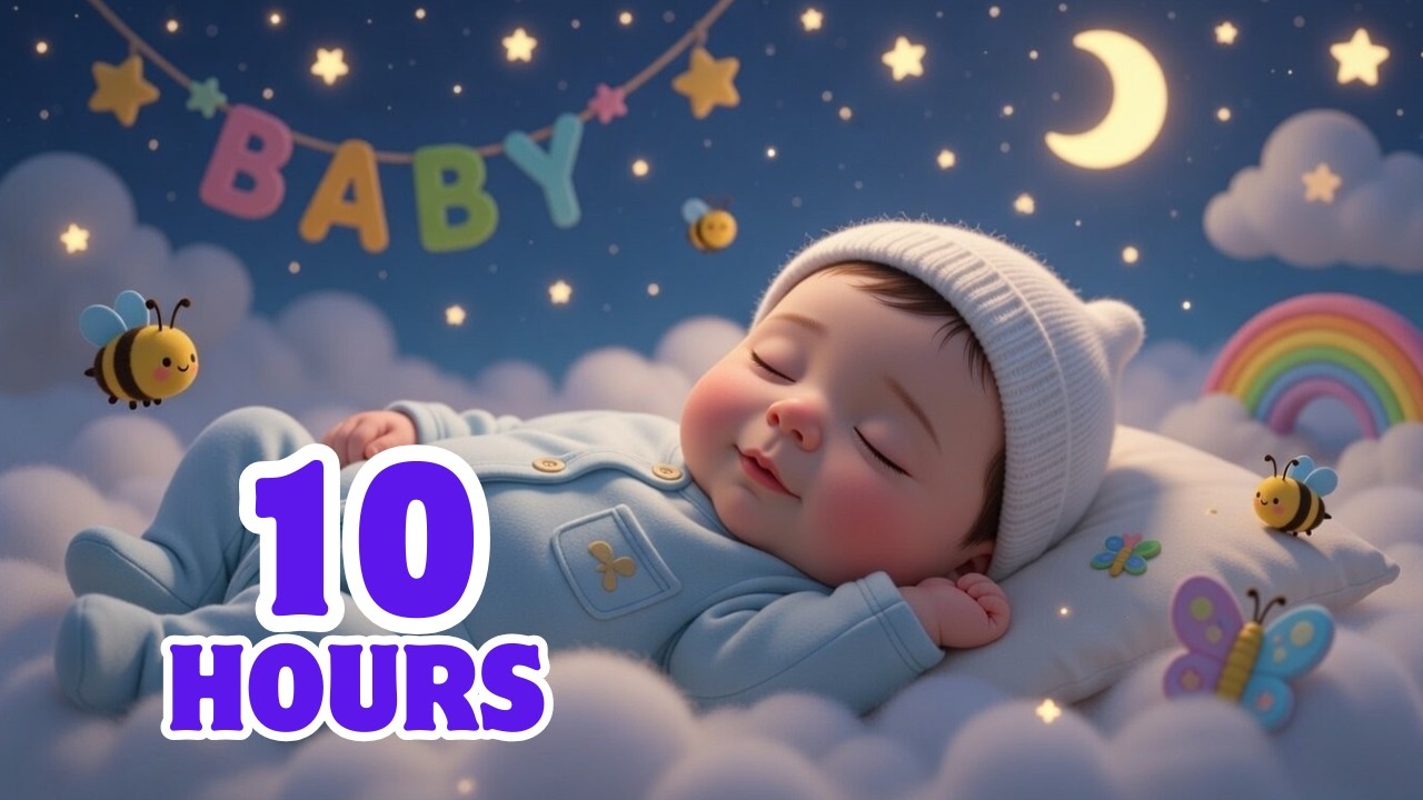 Lullaby Music for Baby Sleep 🌙 | NO COPYRIGHT | Deep Sleep Music 🎵 | 10 Hours 🍼