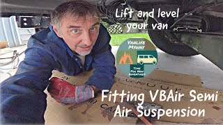 Fitting AIR SUSPENSION from VBAir to a self build CAMPERVAN. Improve stability and ride height.