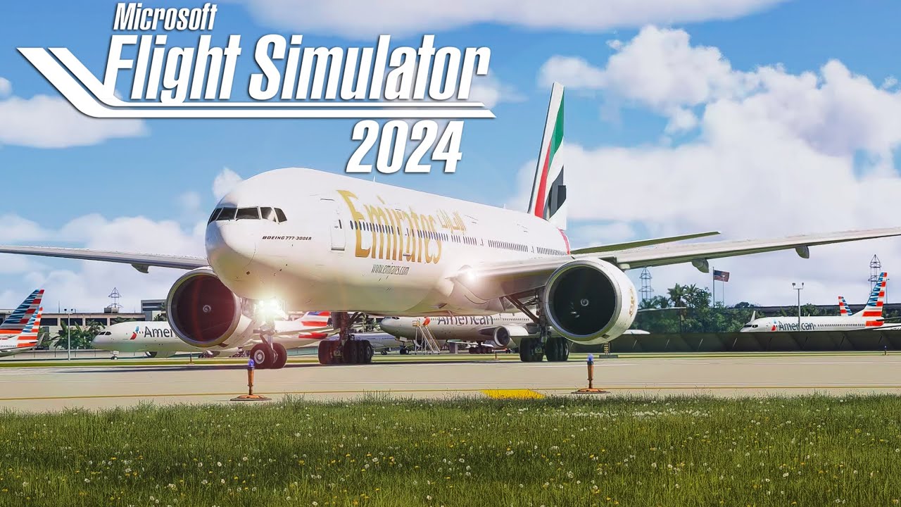 Microsoft Flight Simulator 2024 | 777-300 WINDY Realistic 14 Hour Full Flight to DUBAI in 4K 60FPS