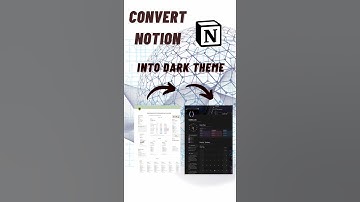 CONVERT Notion to dark theme on mobile. #notion #notionmobile #notionandroid
