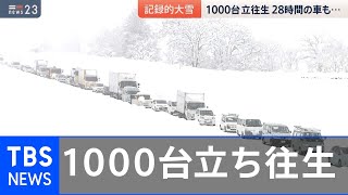 記録的大雪 1000台立往生、自衛隊災害派遣【news23】