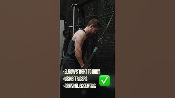 STOP doing TRICEP PUSHDOWNS like this!