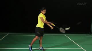 CE1M7V4 - Strokes - Forehand low serve