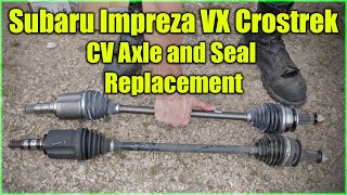 Subaru Impreza XV Crosstrek: CV Axle & Axle Seal Replacement