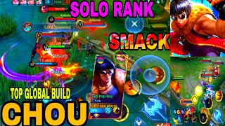 CHOU_-_SOLO RANK_-_GAMEPLAY [TOP GLOBAL BUILD 2024] MONTAGE