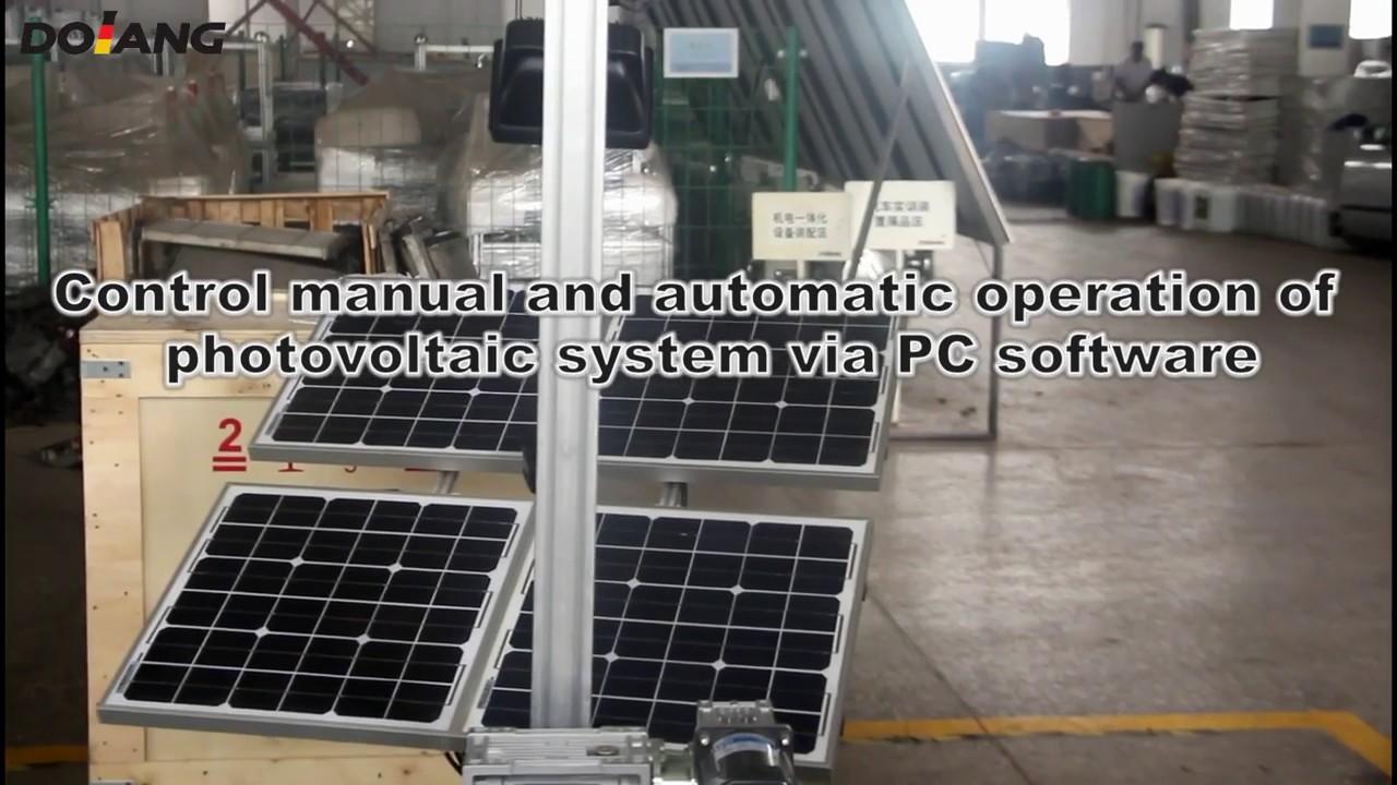 Solar & wind Power generation    Photovoltaic Power Supply Generator Training System