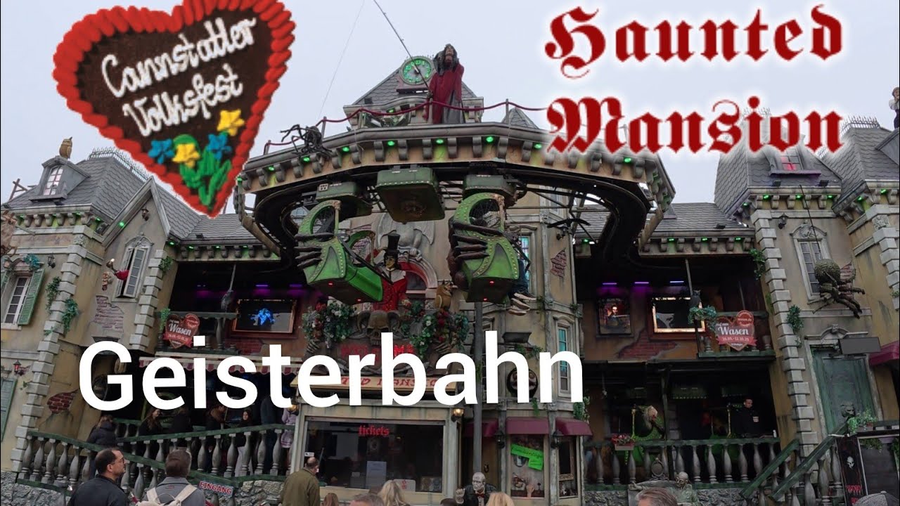 Haunted Mansion Hinzen Geisterbahn Cannstatter Volksfest Wasen Stuttgart 