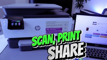How To Scan To Computer With HP Officejet Pro Printer Print, Save PDF and Share To Email