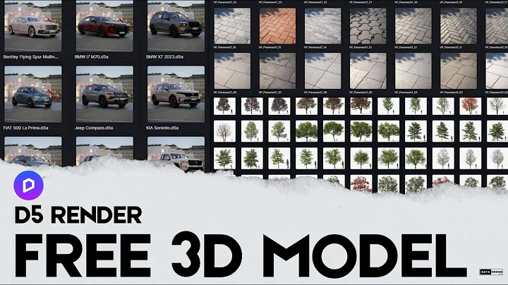 FREE 3D MODELS AND MATERIAL FOR D5 RENDER | Boost Your Renders Instantly