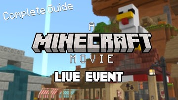 COMPLETE GUIDE To A Minecraft Movie Live Event!