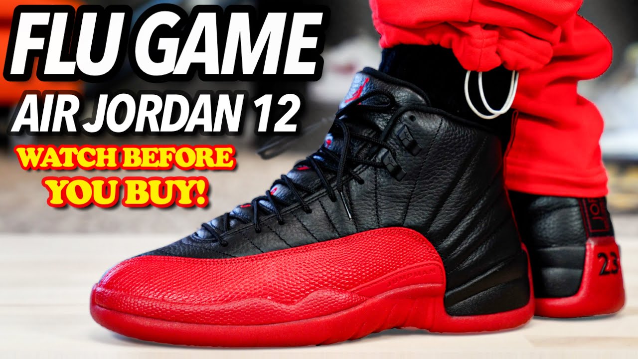 These Will Be A Problem…Air Jordan 12 FLU GAME 2025 ON FEET 