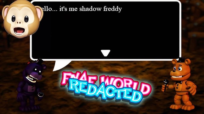 FNAF WORLD REDACTED!! [Hard Mode] 