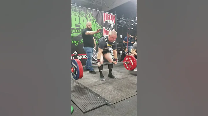 Brad Kemper RPS world record deadlift classic 490 ...
