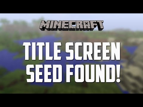 The World Seed For The Minecraft Title Screen Panorama Has Been Found Youtube