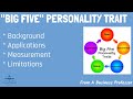 Big Five Personality Traits Quiz