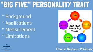 "Big Five" Personality Traits (Five Factor Model) | From A Business Professor