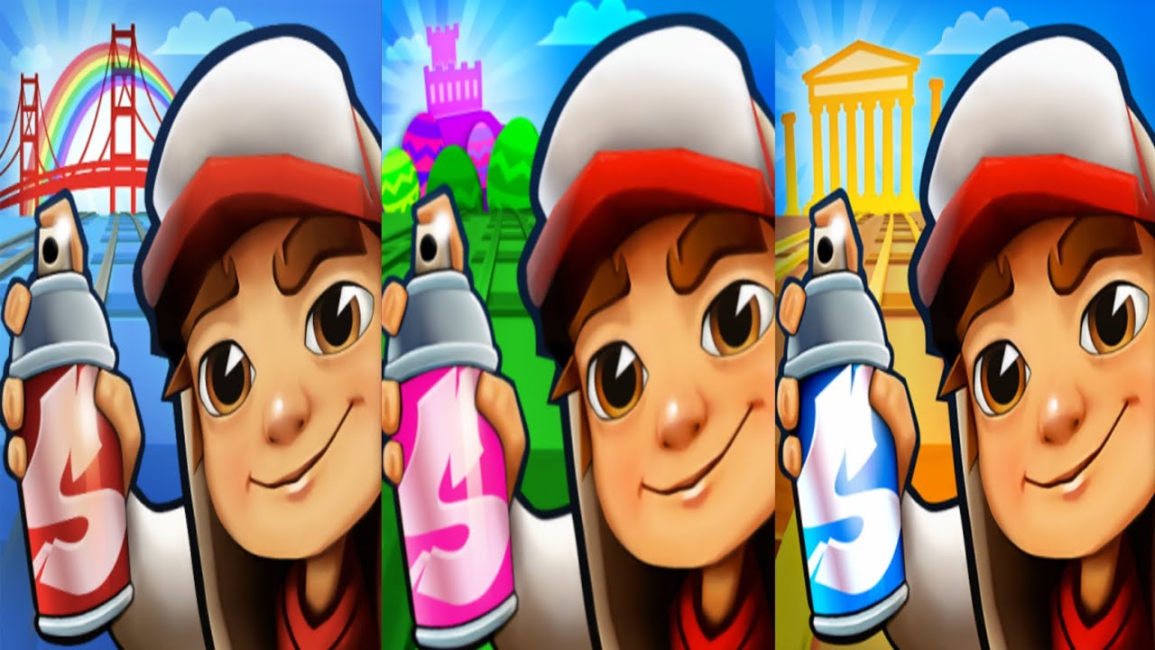 Subway Surfers : San Francisco 2022 🆚 Edinburgh 2023 🆚 Greece 2022