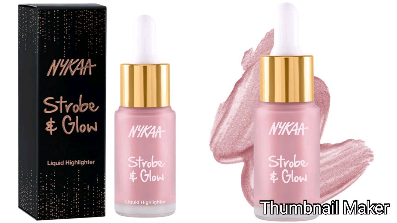Nykaa Strobe & Glow liquid HighlighterBlushed Moonlight honest review