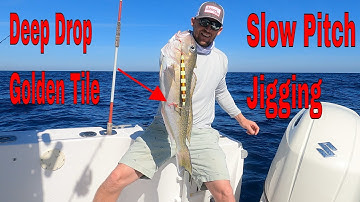 Deep Dropping NO cut BAIT!  | Slow Pitch Jigging | Golden Tilefish | Offshore Fishing | Johnny Jigs