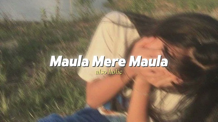 Maula Mere Maula (Slowed + Reverb) - Roop Kumar Rathod | Aankhein Teri Kitni Haseen | Also Holic