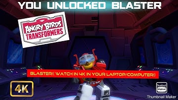 Angry Birds Transformers: Unlocking Blaster part 1!(Open Description, it’s very important!)