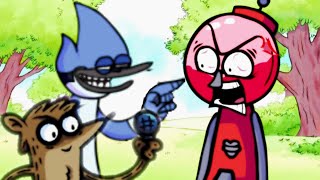 ParkSlackers |Bonedoggle but Mordecai, Rigby and Benson Sing It| [Friday Night Funkin]