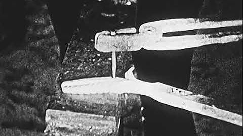 Legendary Blacksmith Samuel Yellin Working his Magic