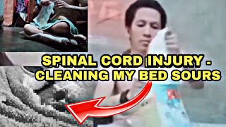Spinal cord injury - Cleaning my wound ( late upload - Person with Disability