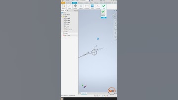How To Use Sweep in Autodesk Inventor #sweep #autodeskinventor #inventor