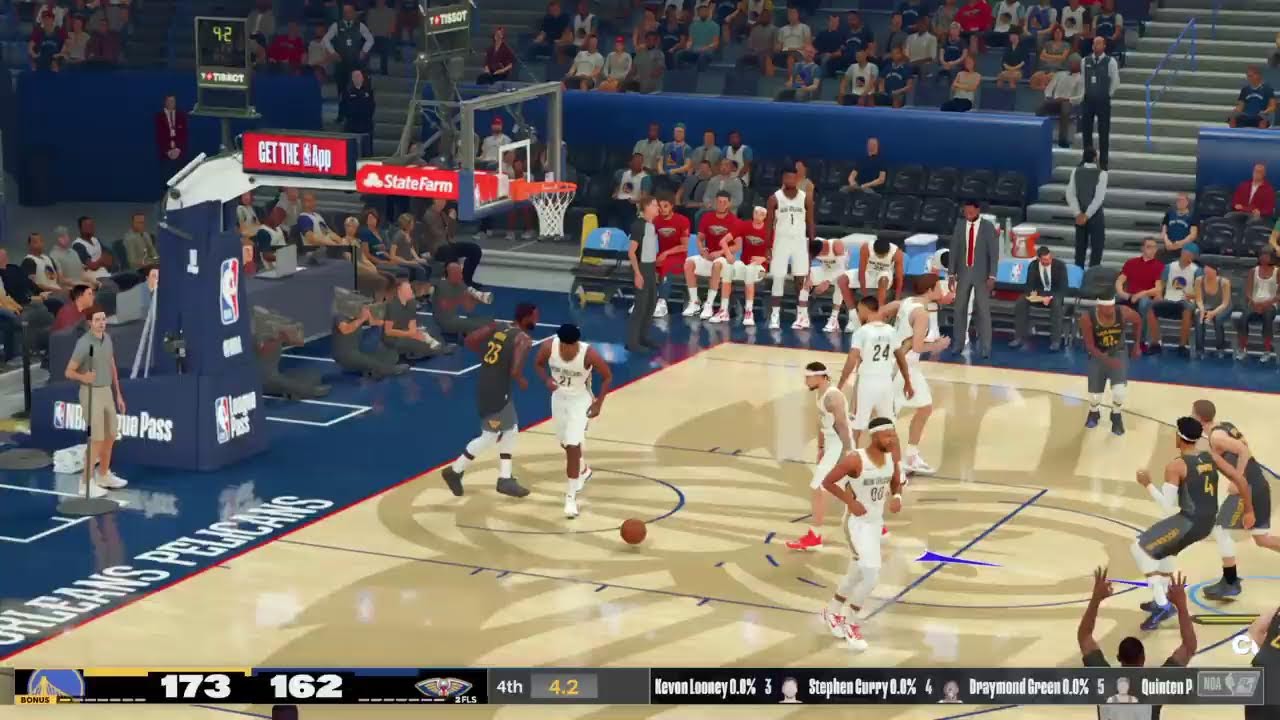 Warriors vs New Orleans Pelicans