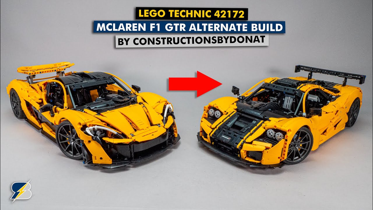 LEGO Technic 42172 alternate build - McLaren F1 GTR by