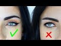 Eyeliner For Droopy Downturned Eyes | Common Mistakes | Do's and Don'ts | MakeupAndArtFreak