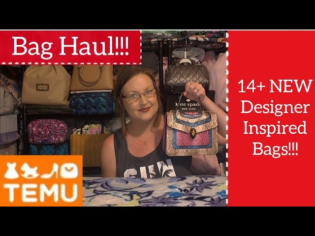 NEW Temu Bag & Designer Dupe Haul!! Some Of The BEST Bags Yet!! 🔥👜 