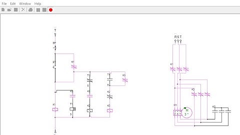 EKTS tutorial AC motor Star to Delta connection