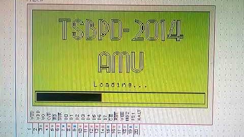 Proteus simulation of GLCD