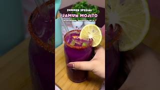 This JAMUN MOJITO Is Summer In A Glass 💜✨| Try This Mocktail To Beat The Heat 🥰🤍 #recipe