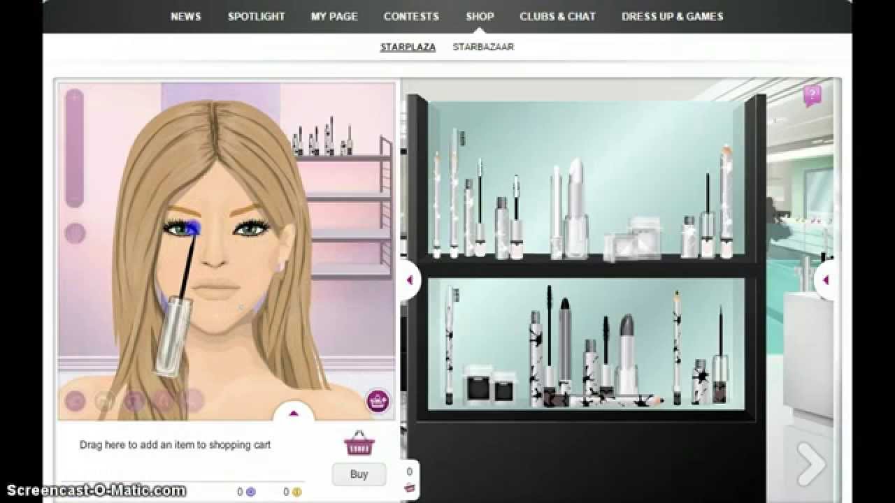 Stardoll Iggy Azalea Black Widow Makeup Tutorial By SELENAZSTARZ