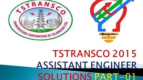 TSTRANSCO 2015 AE ELECTRICAL QUESTION PAPER WITH EXPLAINED ANSWERS P-01