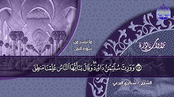 النادرة التي لا مثيل لها علي الاطلاق🍀 سورة النمل 🍀 للقارئ المبدع/ شكري البرعي ◘ نـ(ـسخة)ـقيـ HD ـــة