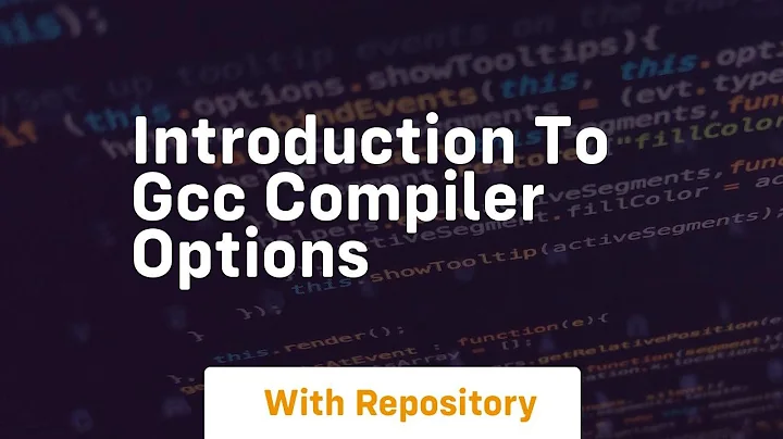Introduction to gcc compiler options