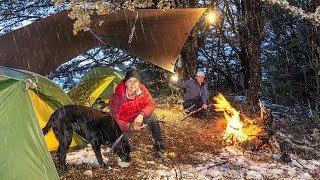 Snow, Rain And Damaging Winds - Creating A Cozy Winter Camp In The New Zealand Mountains