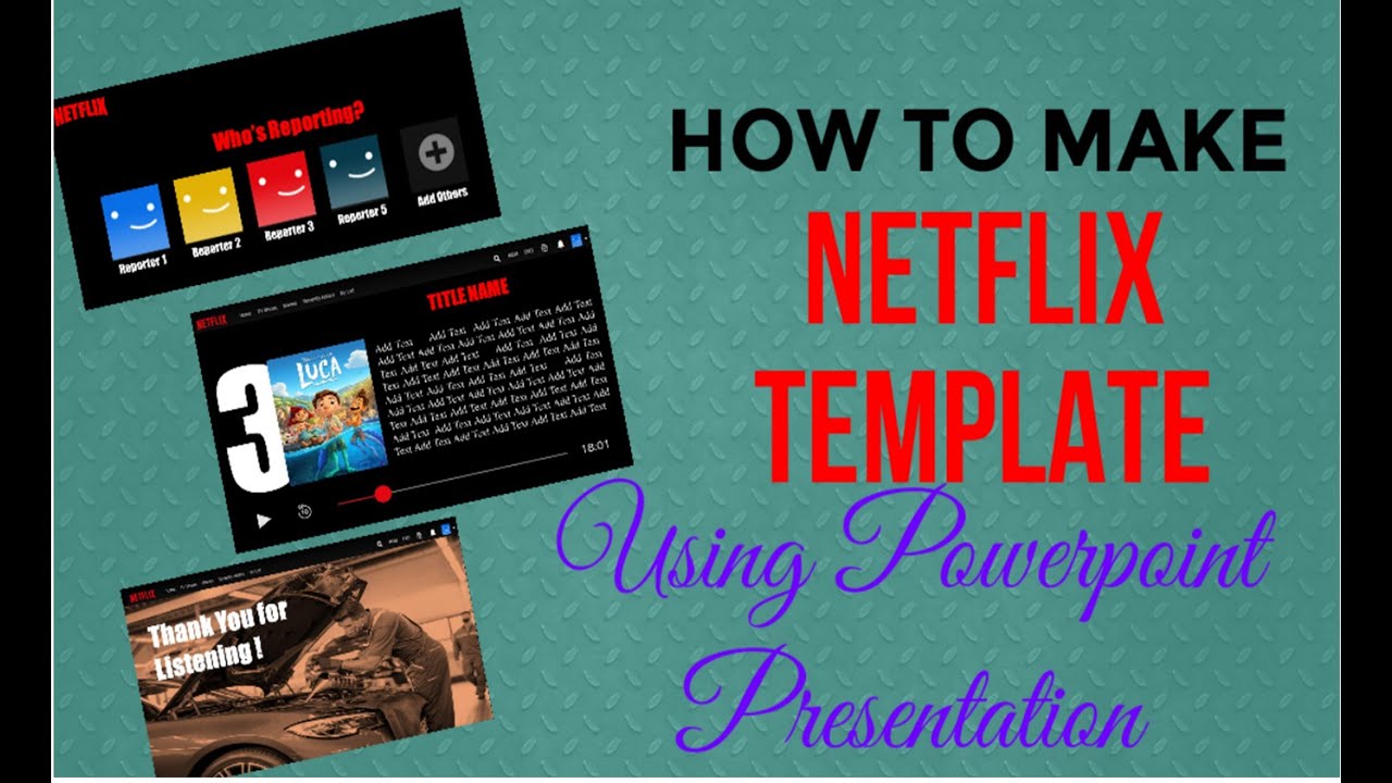 how to do a netflix presentation