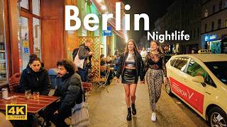Berlin After Dark | Night walk in Berlin's Nightlife District 🇩🇪 Germany 4k