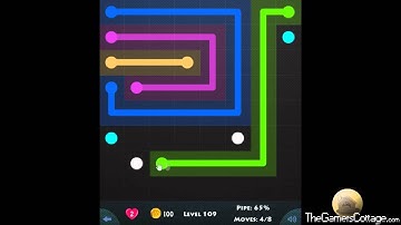 Flow Game Level - 109 [8x8] Beginners Pack Connect the Dots