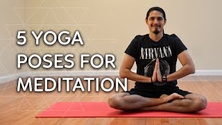 5 Yoga Postures for Success with Meditation