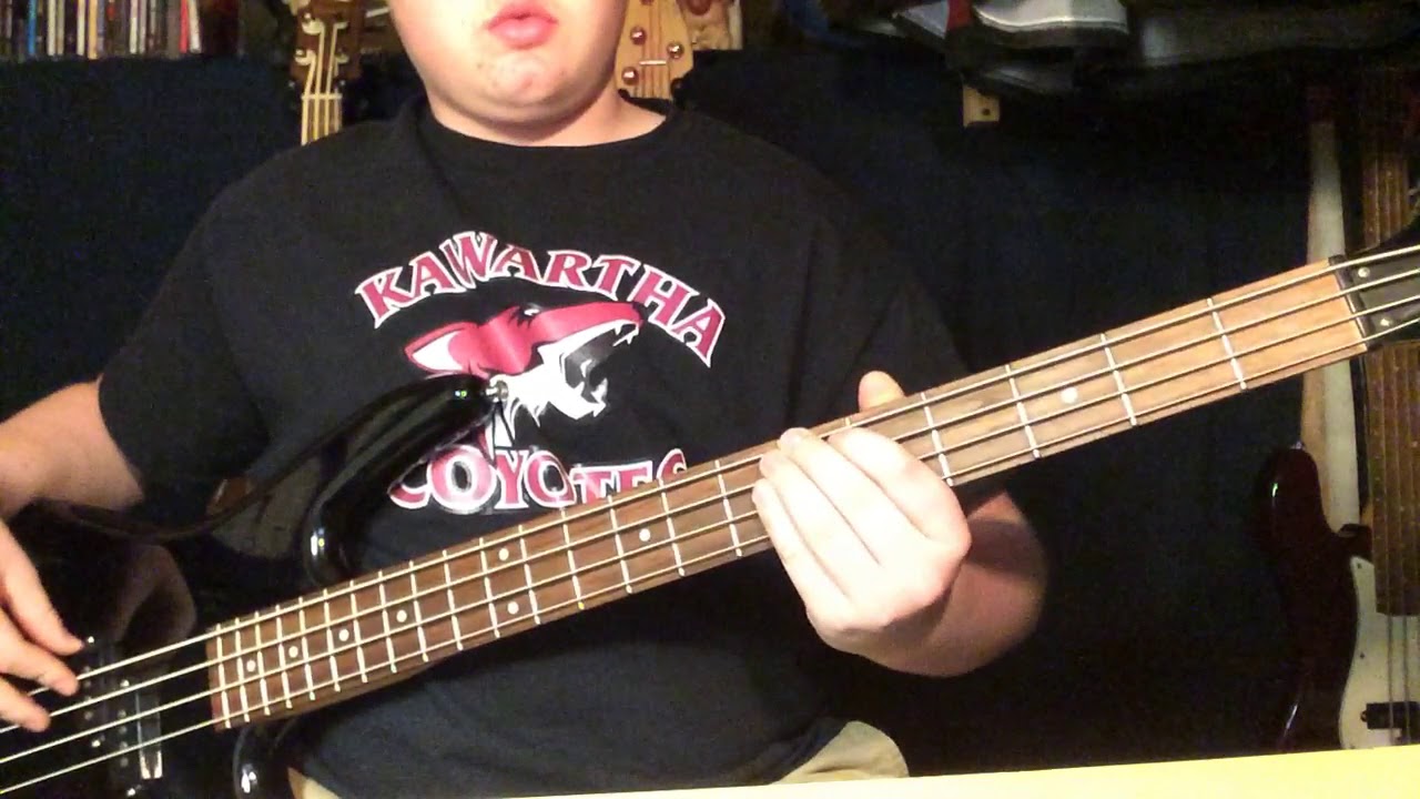 Corey Hart sunglasses at night bass cover YouTube